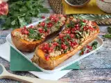 Recept Maslový orech plnený quinoou a granátovým jablkom