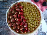Recept Napoly figový, napoly hroznový koláč
