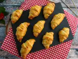Recept Croissanty z lístkového cesta so šunkou a syrom fromage frais