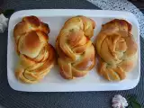 Recept Pletené marhuľové briošky