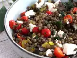 Recept Šošovicový šalát s tvarohom