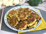 Recept Karfiolové a brokolicové placky na kari