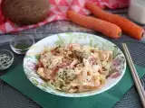 Recept Thajské cestoviny (rezance s kokosovým krémom, krevetami a zeleninou)