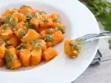 Recept Sladké zemiakové halušky (ľahké halušky)