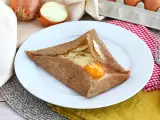 Recept Celozrnné pohánkové palacinky so šunkou, syrom a vajcom