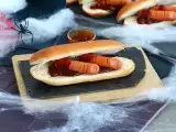 Recept Krvavé halloweenske párky v rožku