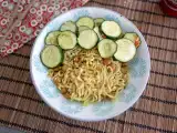 Recept Vyprážané rezance s pečeným cícerom a cuketou