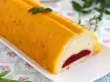 Recept Koláč s mangom a malinami