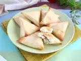 Recept Samoussas s kozím syrom a medom