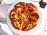 Recept Čínska brioška plnená krémom a čokoládovými lupienkami