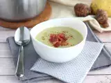 Recept Polievka z topinambur, zemiakov a slaniny