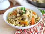 Recept Chow mein (chao men), čínske rezance s kuracím mäsom a zeleninou