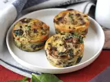 Recept Špenátové a hubové placky