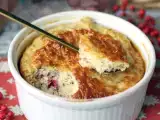 Recept Superjednoduchý proteínový koláč s červeným ovocím