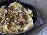 Recept Palacinkové tagliatelle s čokoládou a arašidmi!