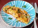 Recept Smažené vajcia s medom a mozzarellou, sladké, slané a pikantné expresné raňajky!