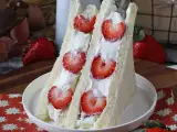 Recept Ichigo sando, japonský jahodový sendvič!