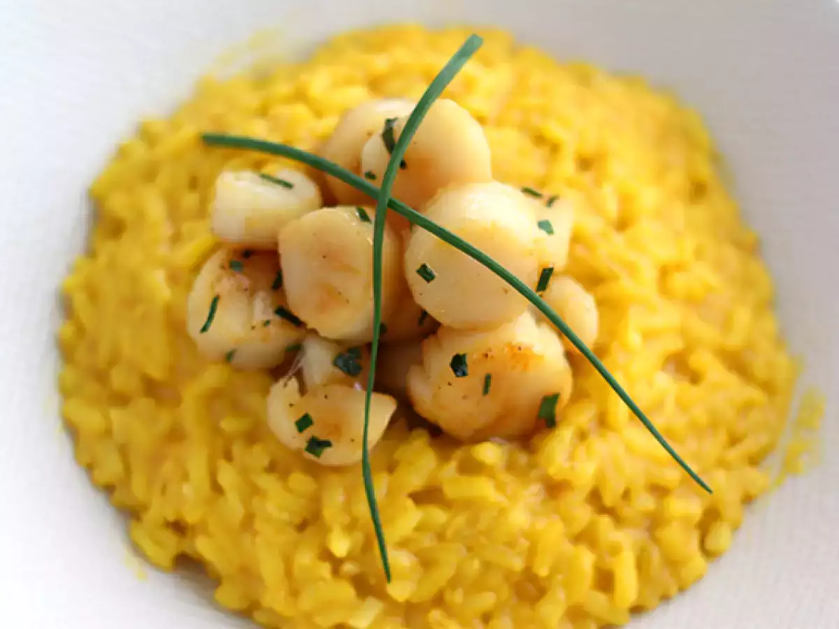 Recept Rizoto z mušlí so šafranom