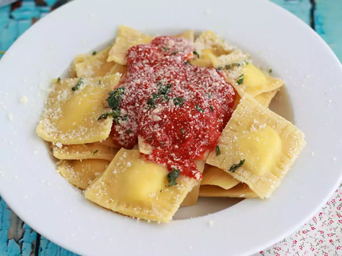 Recept Ricotta ravioli, recept krok za krokom