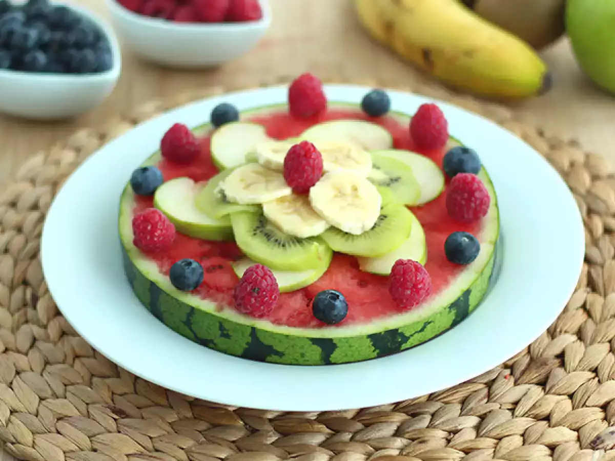 Recept Melónová pizza