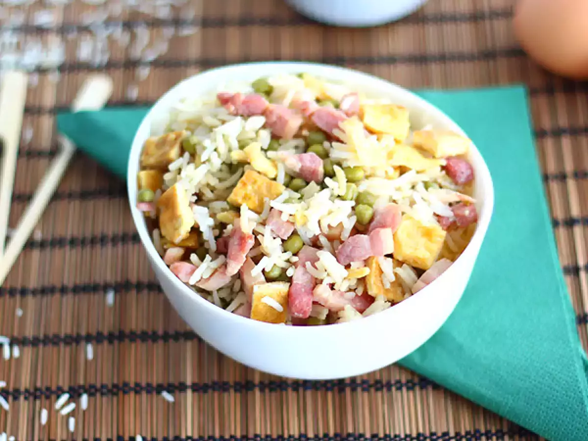 Recept Expresná kantonská ryža, jednoduchý recept