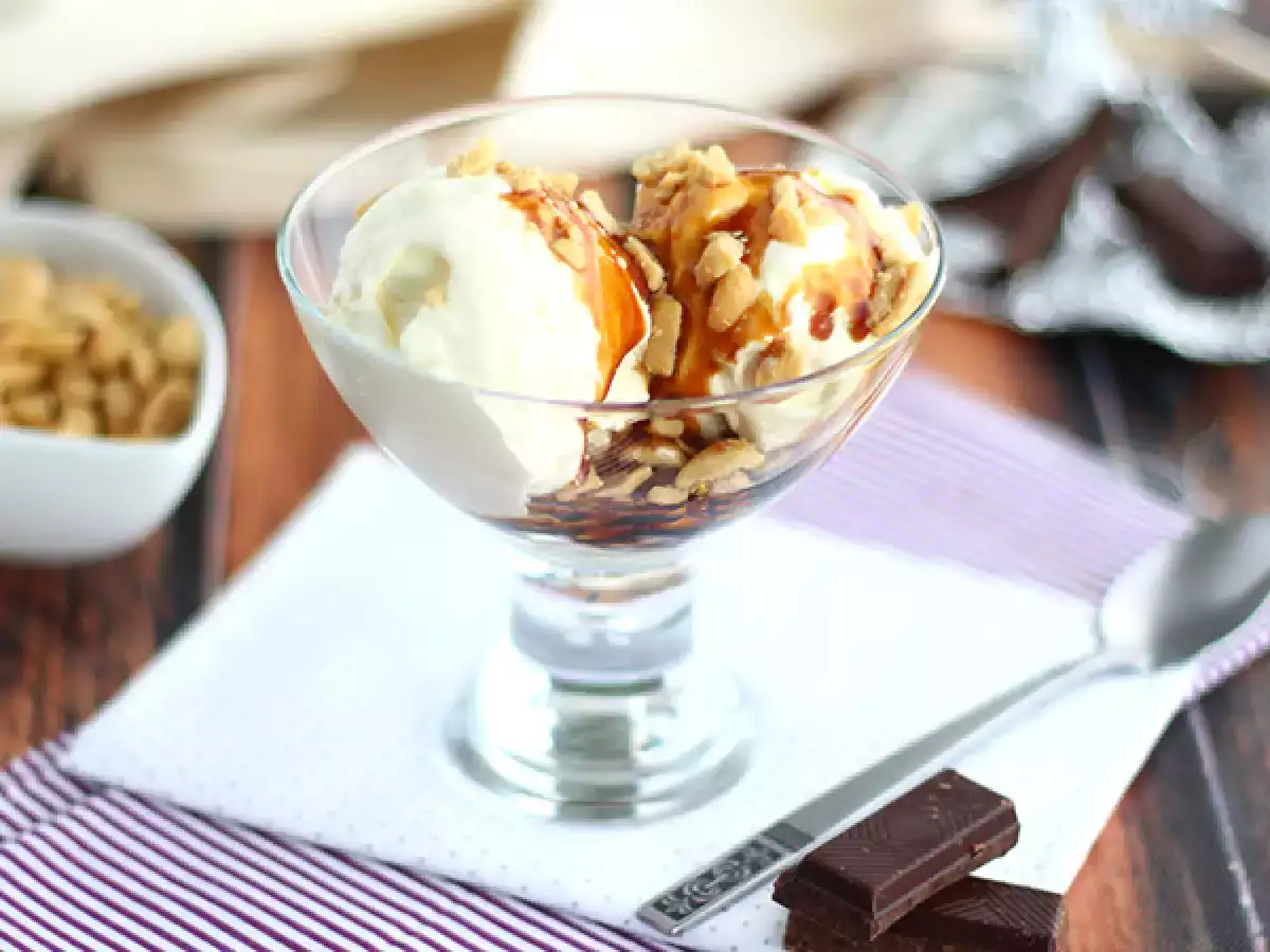 Recept Sundae, sladká americká zmrzlina