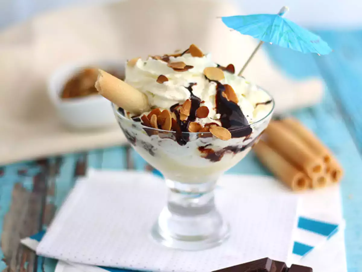 Recept Dame blanche, jednoduchá zmrzlina, ktorá je veľmi gurmánska