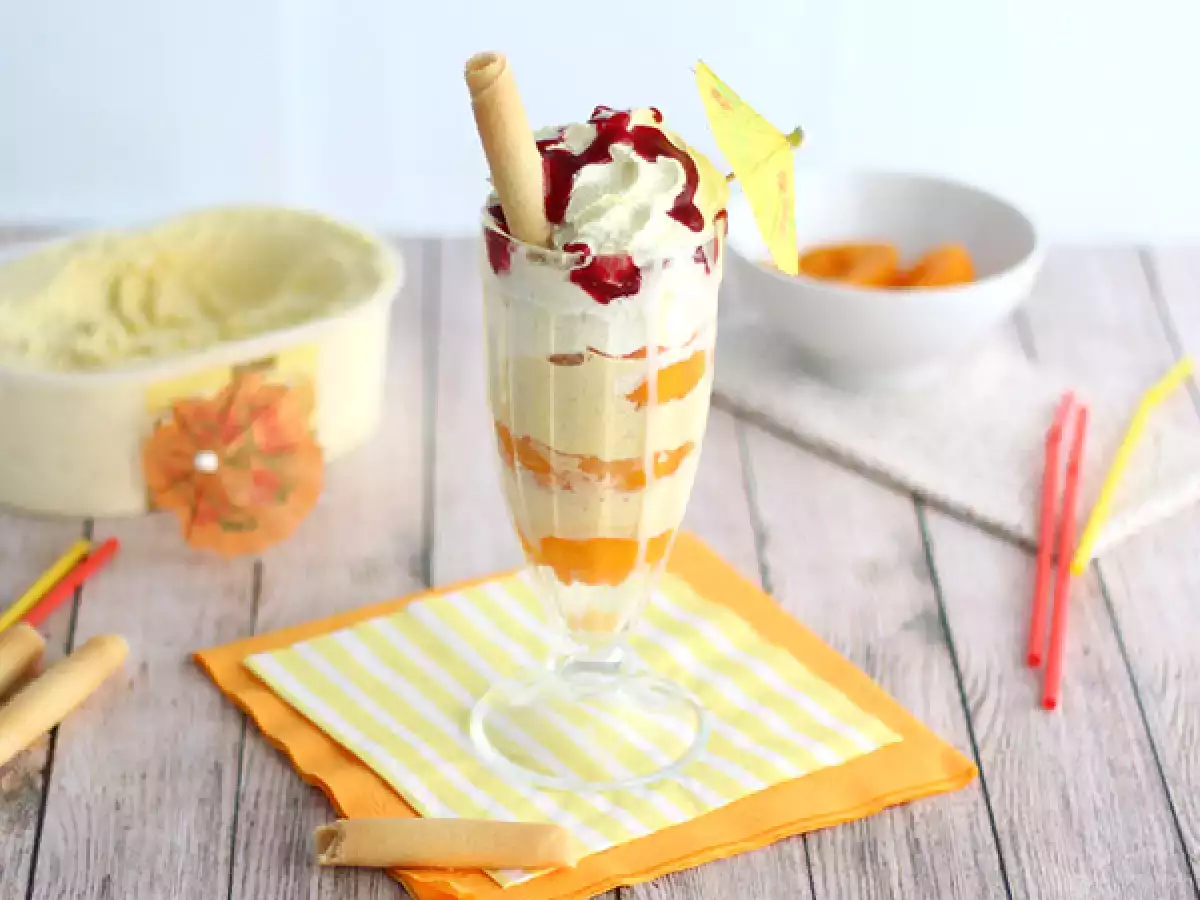 Recept Broskyňová melba