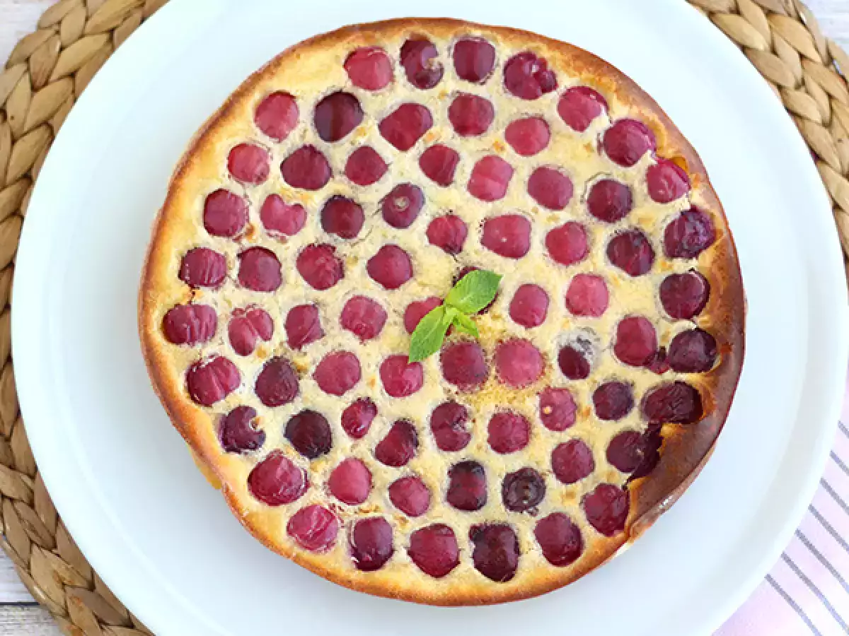 Recept Čerešňový clafoutis, mimoriadne roztápajúca sa klasika