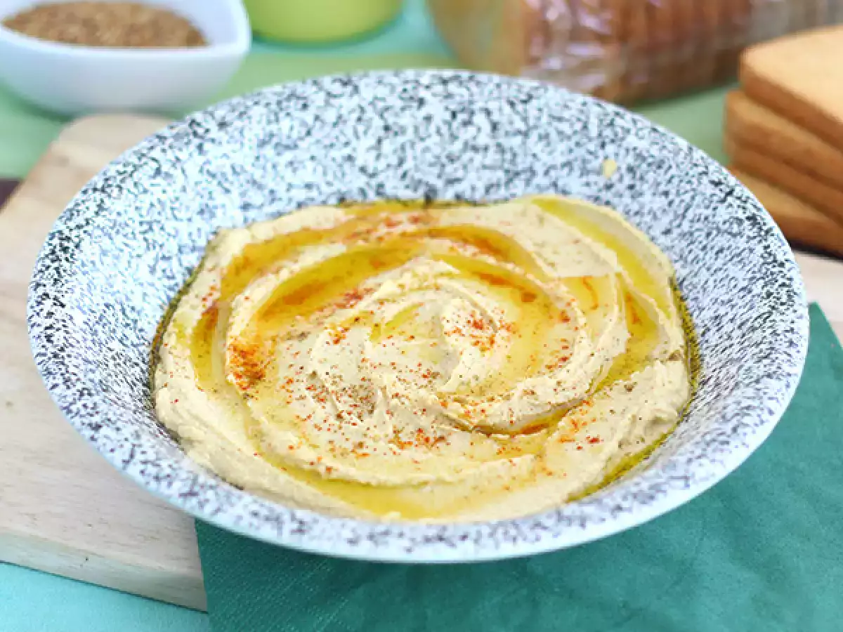 Recept Krémový libanonský humus