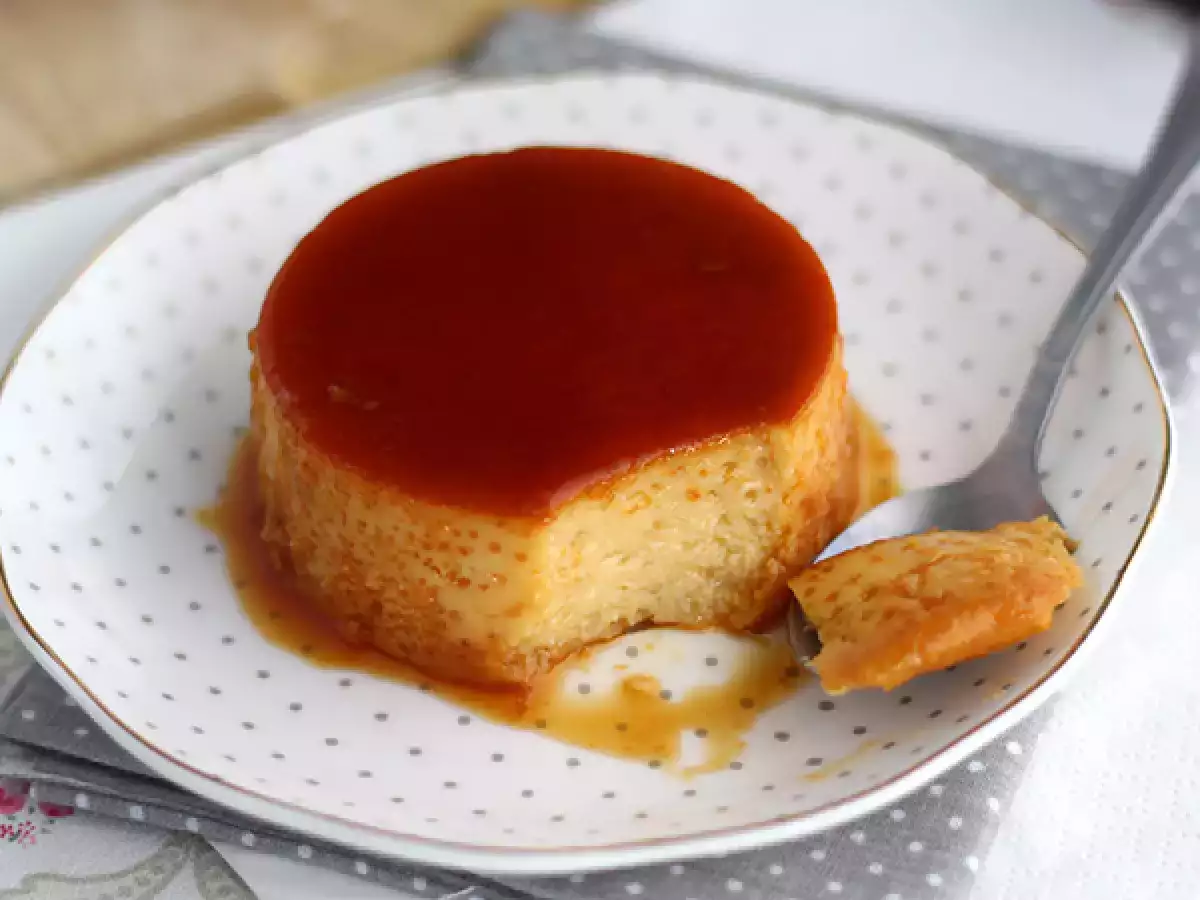 Recept Flan s kondenzovaným mliekom