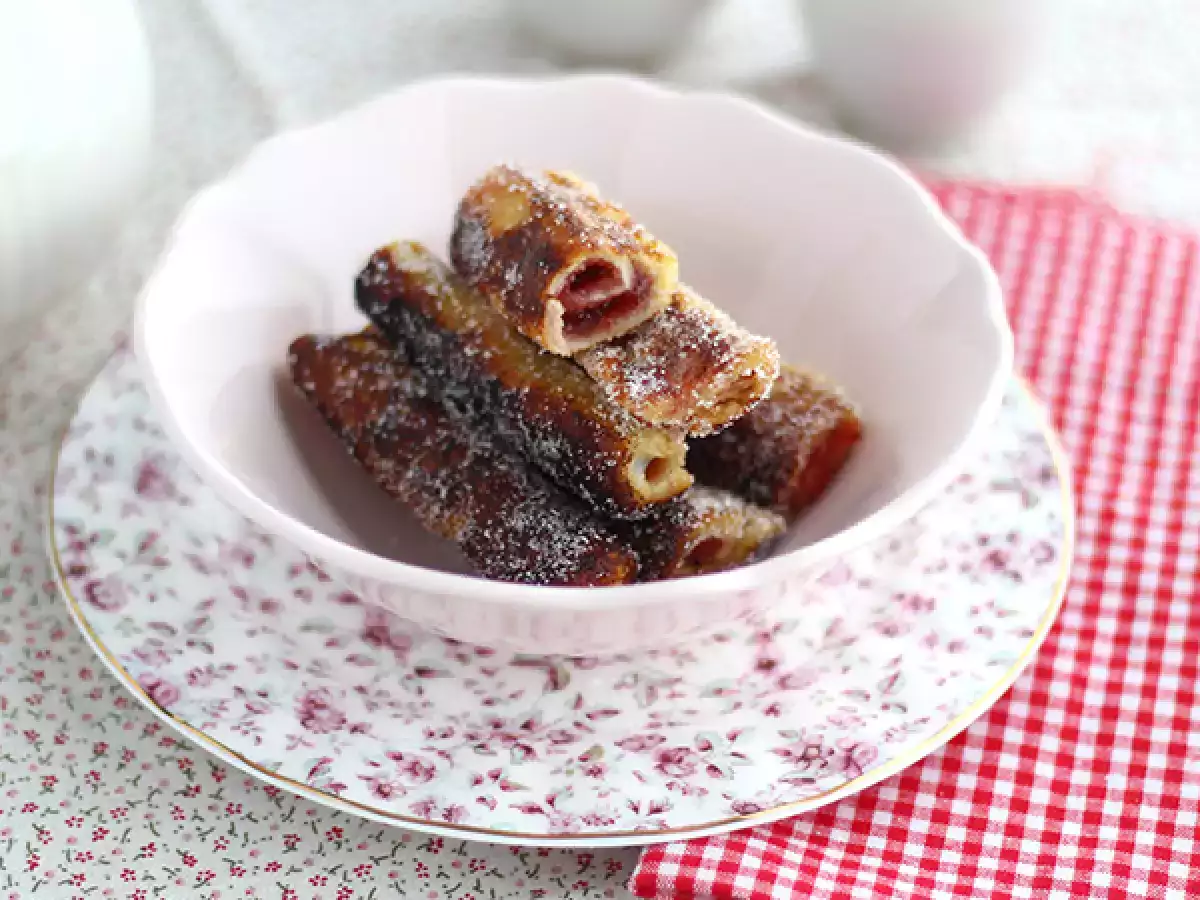 Recept Chlebové obaly s džemom