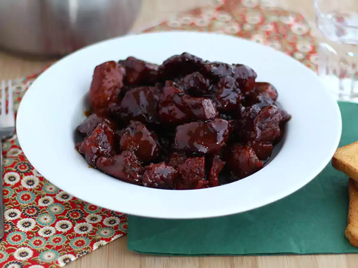 Recept Bravčové mäso s karamelom