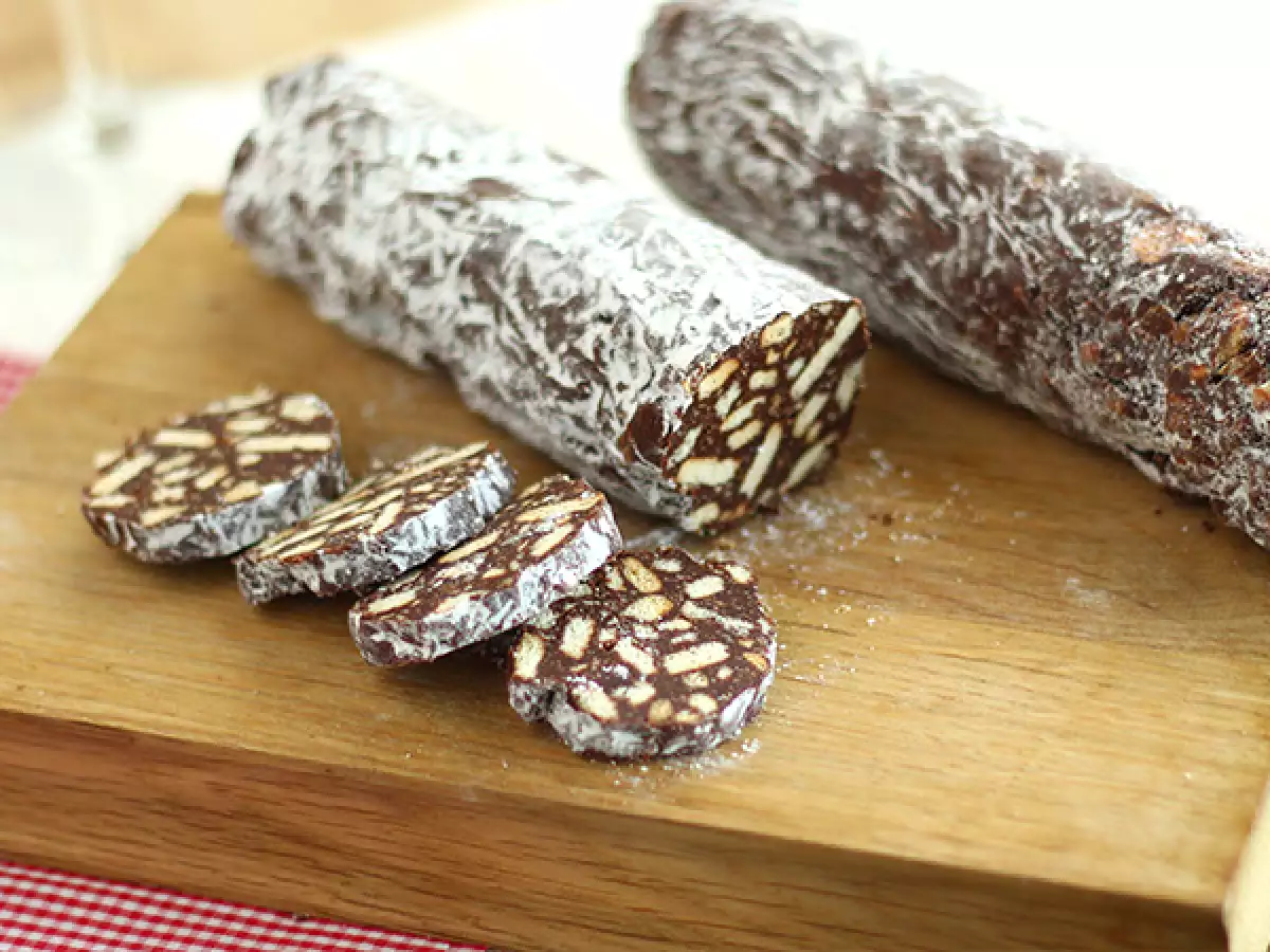Recept Čokoládová klobása