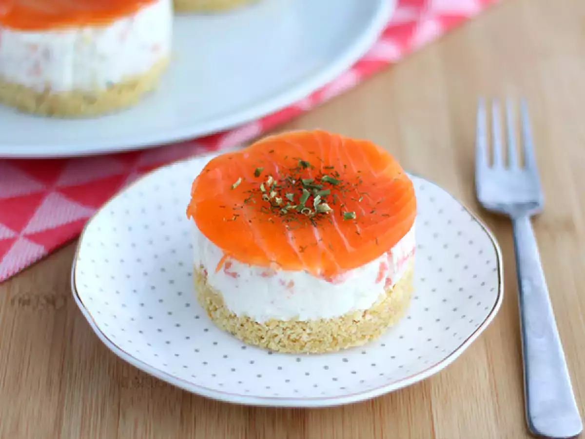 Recept Solené syrové koláčiky s lososom