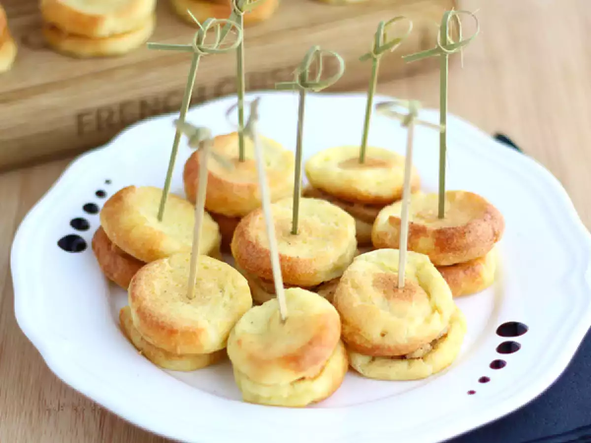 Recept Makrónky z foie gras s quenelles