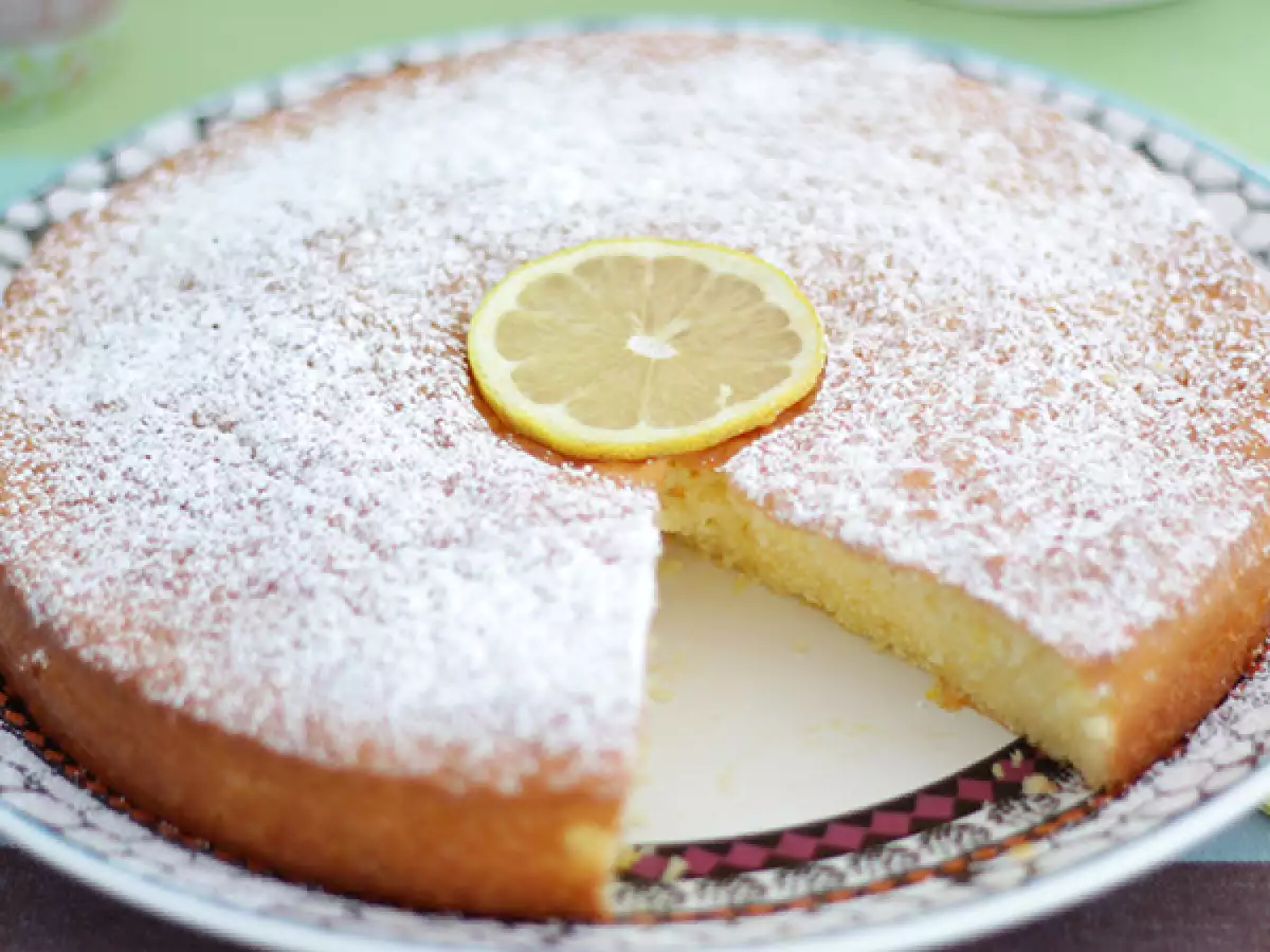 Recept Jednoduchý citrónový koláč
