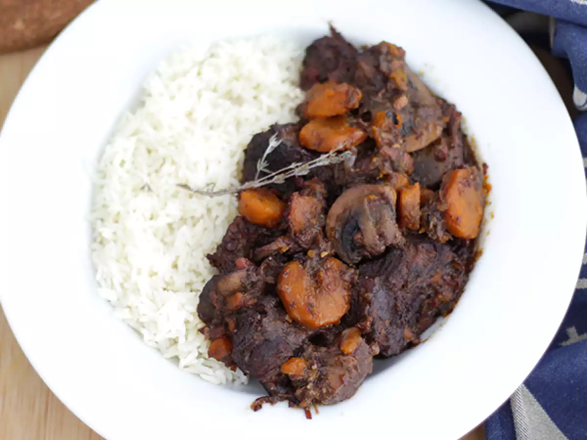Recept Hovädzie bourguignon