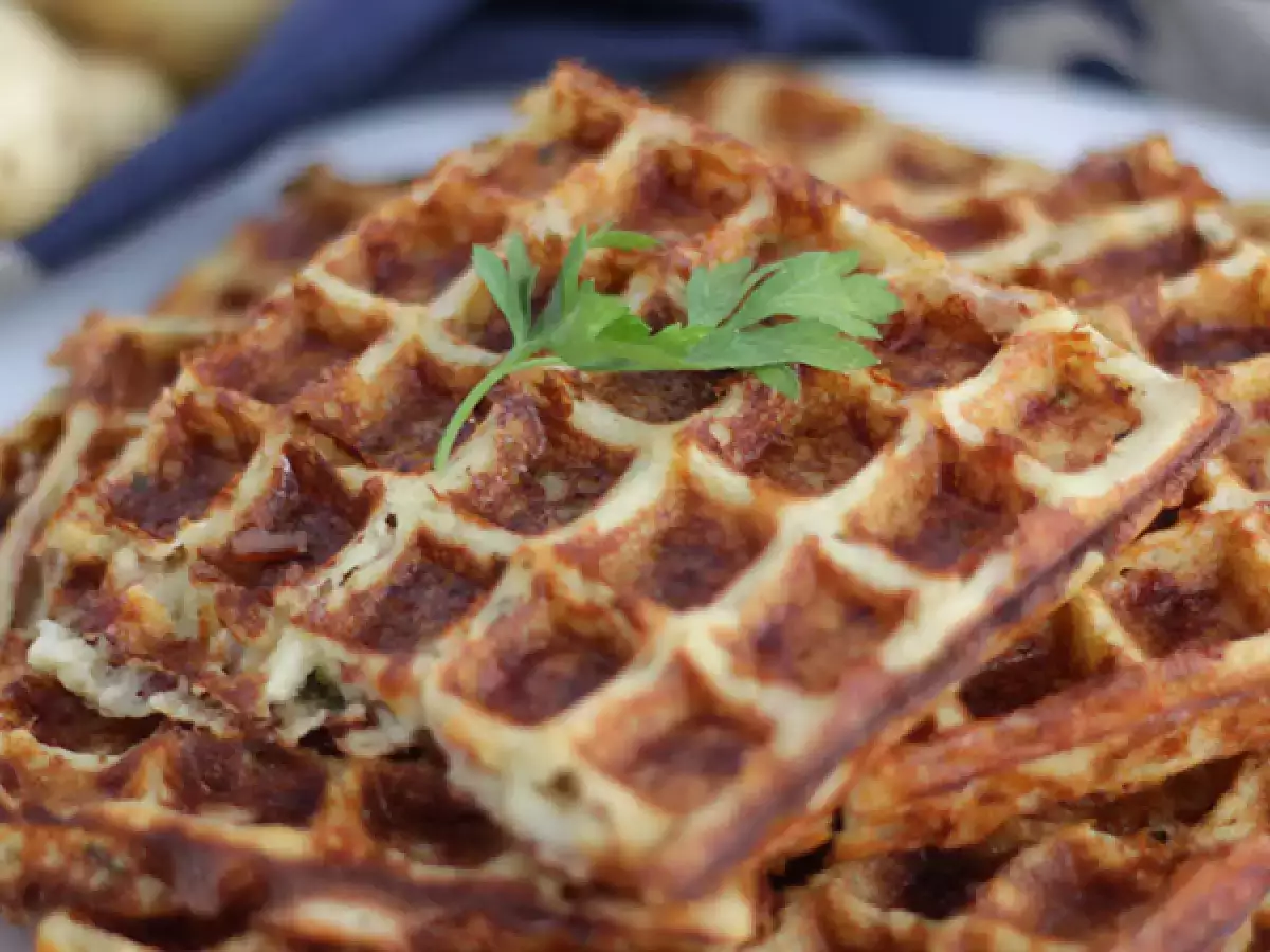 Recept Oblátky so slaninou, comté a zemiakmi