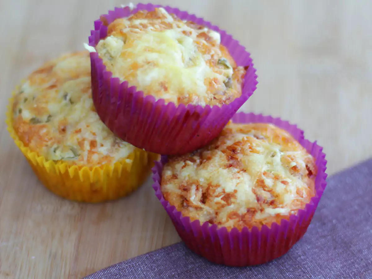 Recept Slané muffiny na aperitív