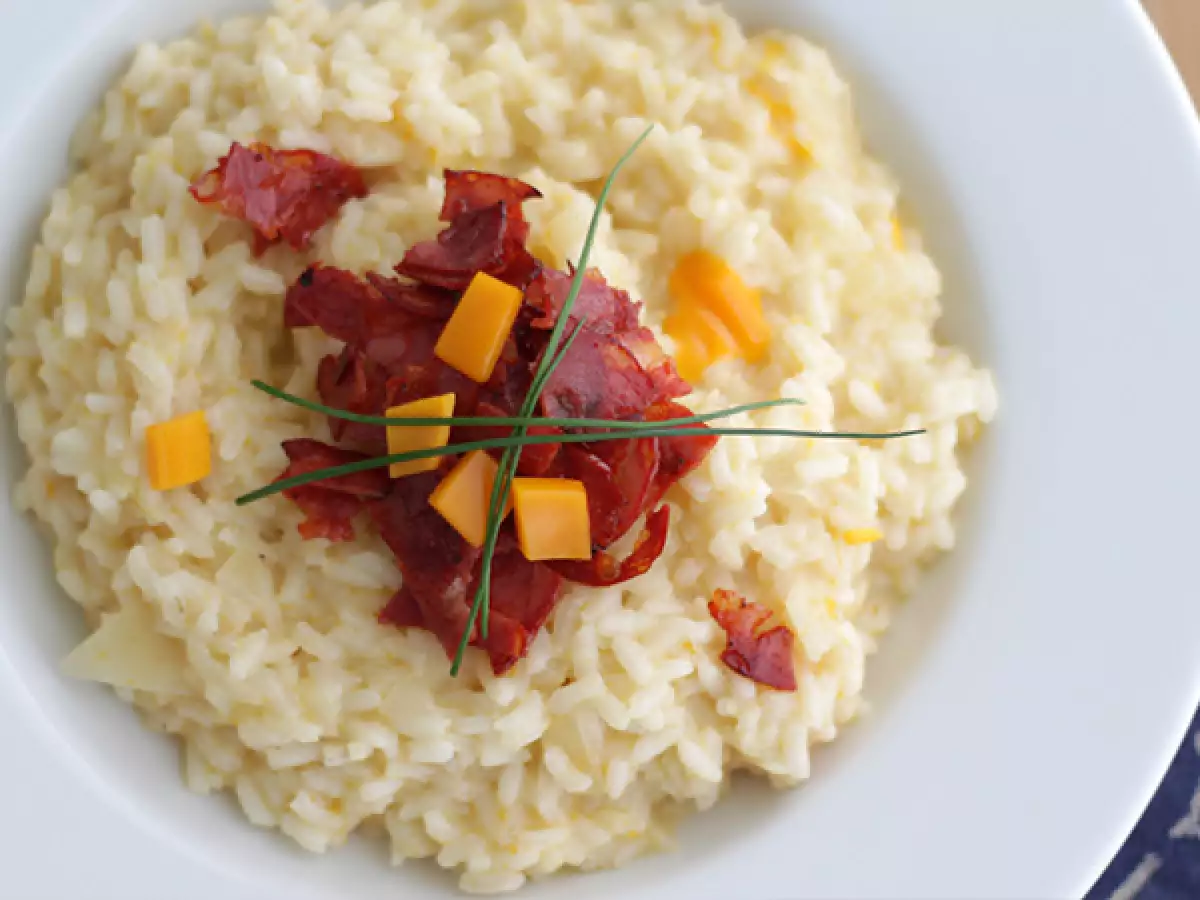Recept Rizoto so syrom a chorizom