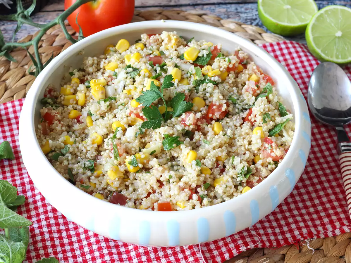 Recept Šalát z quinoy s príchuťou tabbouleh: osviežujúci a ešte zdravší