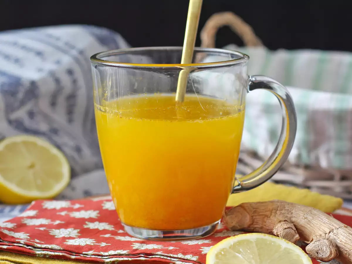 Recept Zázvorový shot: jednoduchý, prírodný a účinný recept na imunitu a energiu