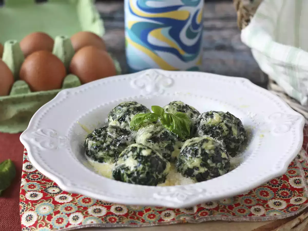 Recept Špenát a ricotta malfatti, jednoduchý recept na domáce cestoviny bez miesenia