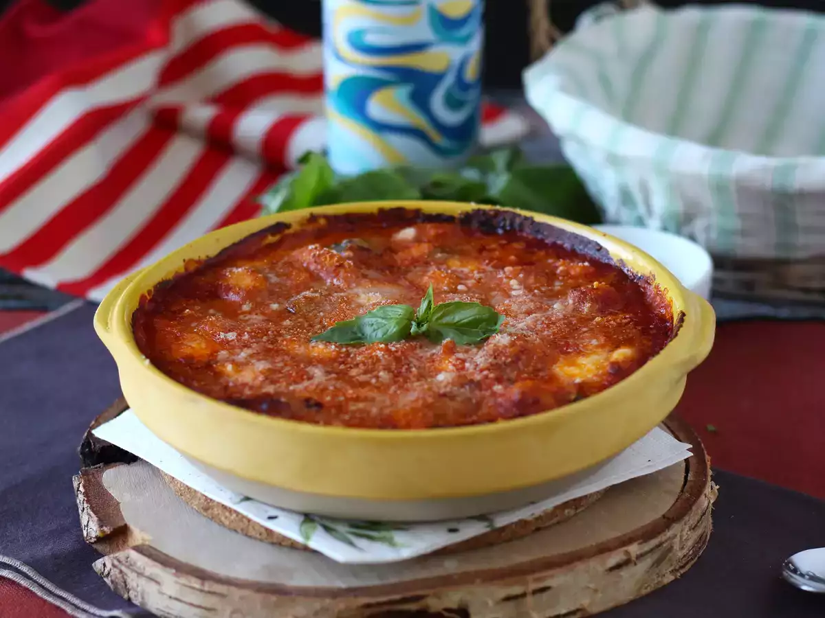 Recept Rýchle a upokojujúce gnocchi s paradajkami a mozzarellou - gnocchi alla sorrentina v rúre