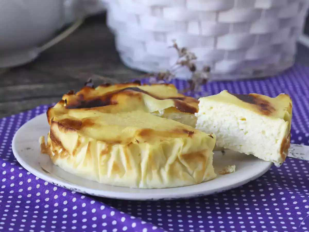 Recept Zdravý tvarohový koláč vo fritéze