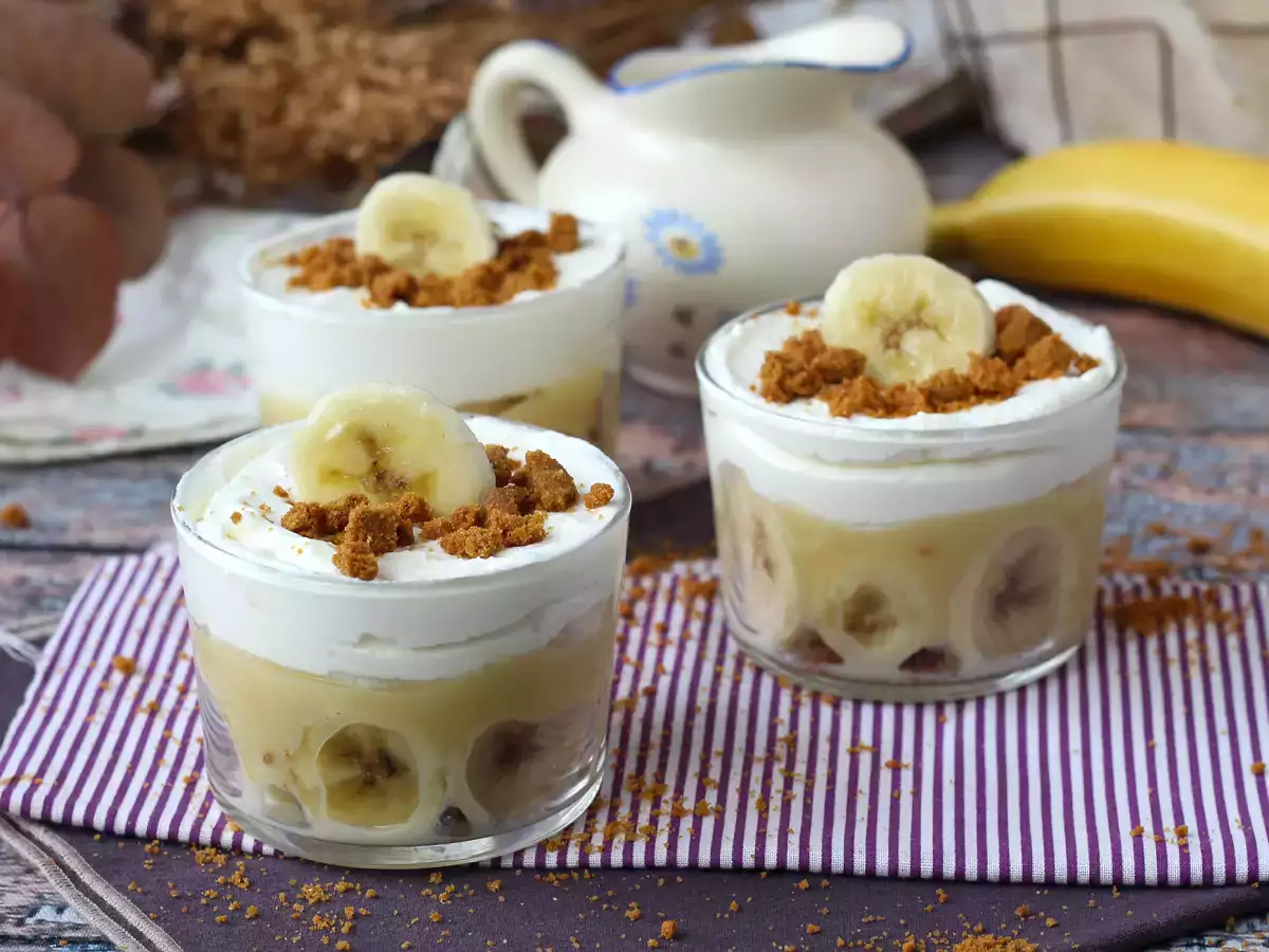 Recept Poháre v štýle banoffee pre milovníkov banánov a karamelu