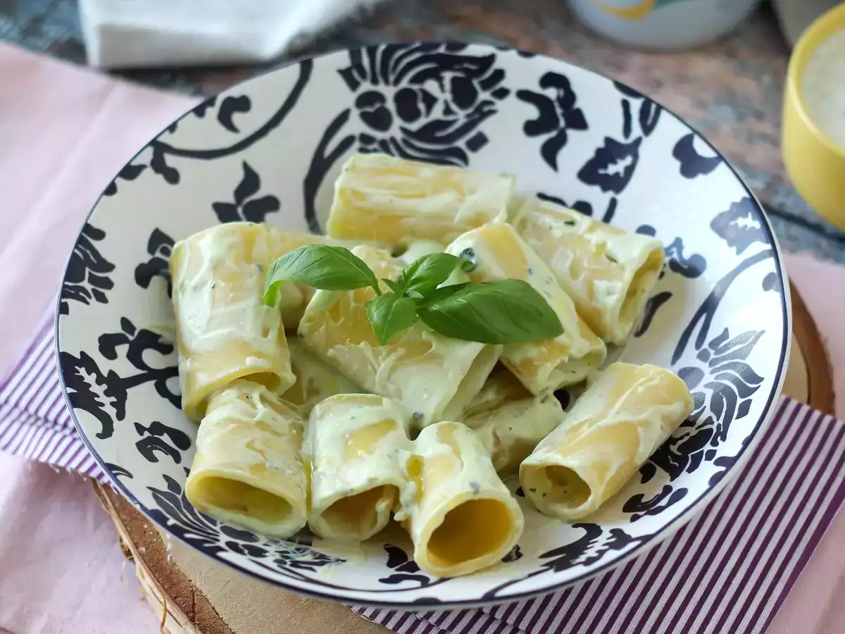 Recept Cestoviny s ricottovým krémom a bazalkou