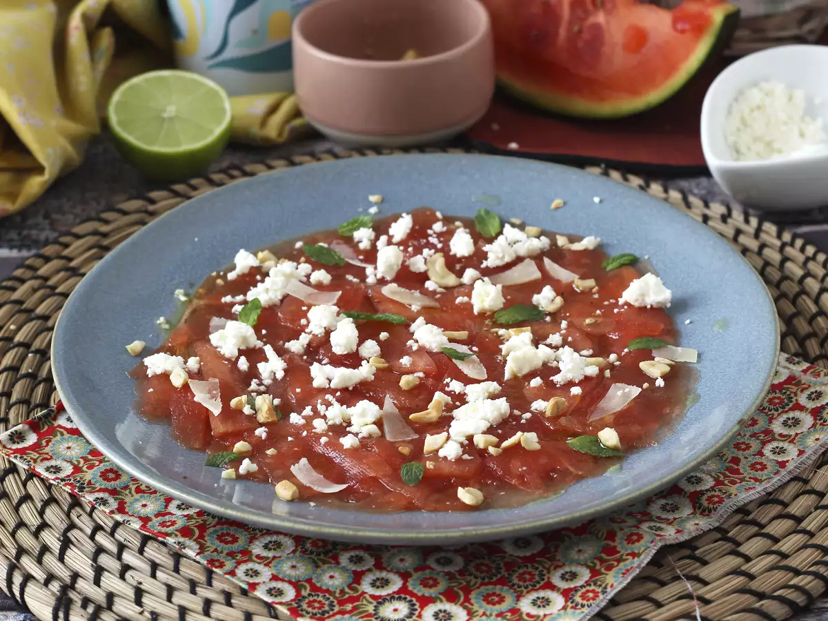 Recept Melónové carpaccio: osviežujúci letný predkrm
