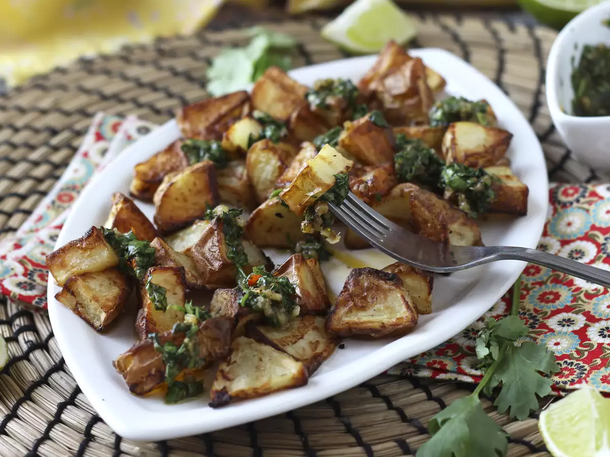 Recept Pečené zemiaky s chimichurri
